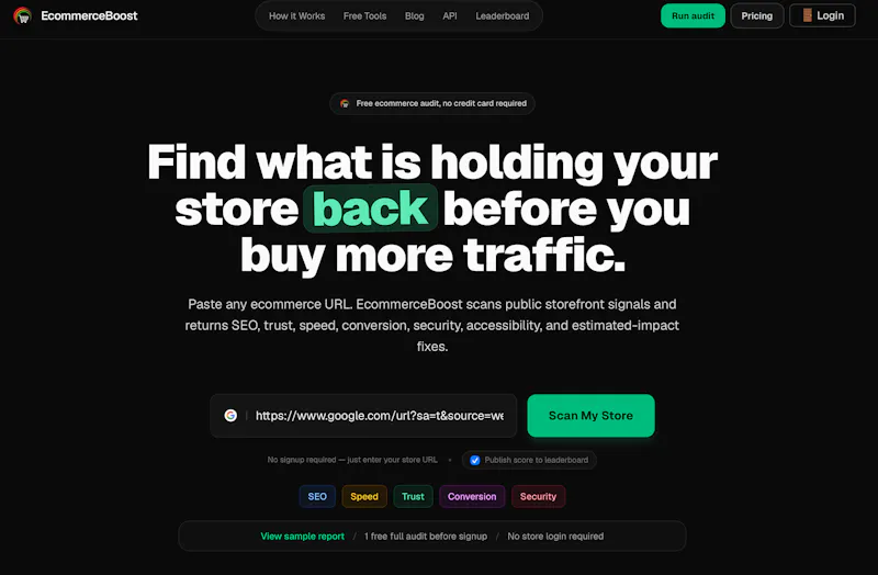 EcommerceBoost screenshot 1