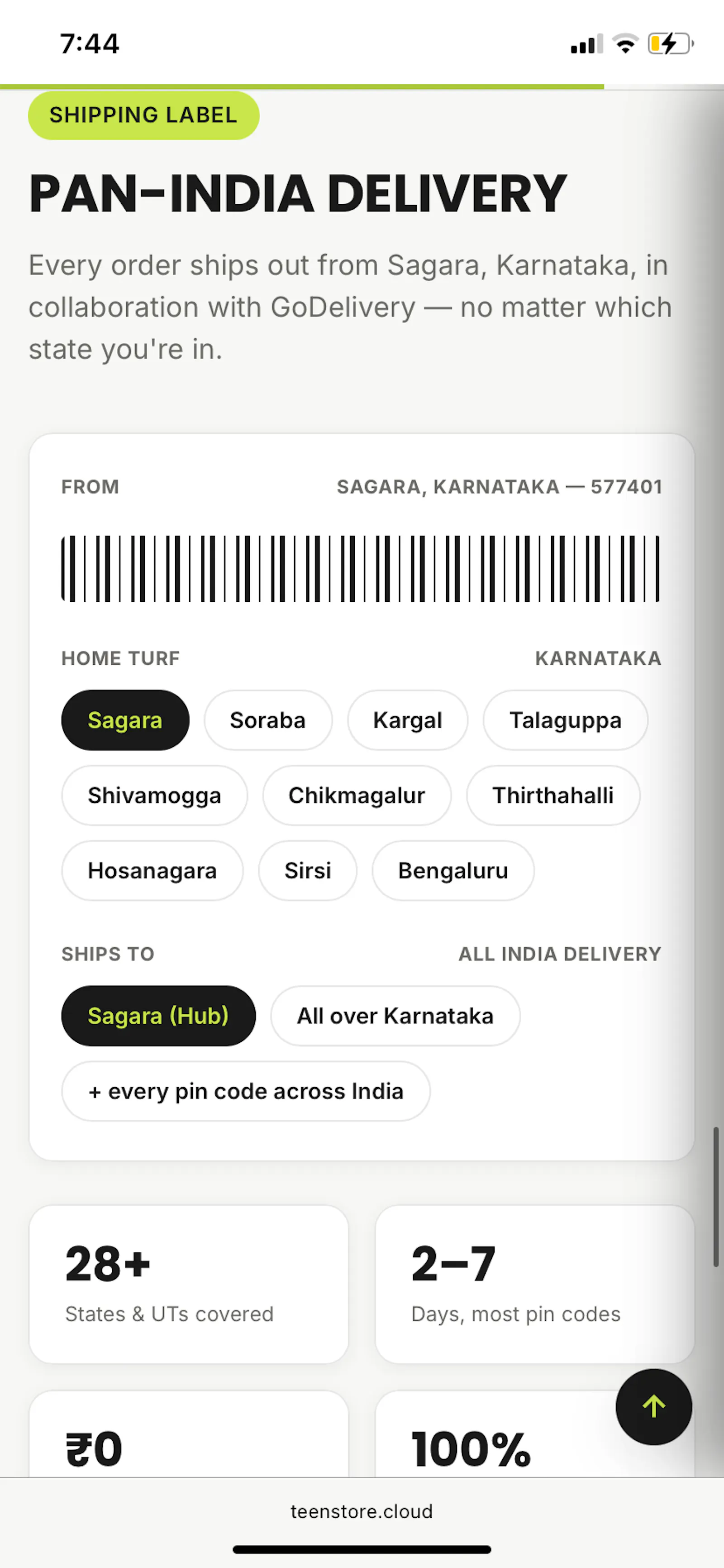 Teenstore screenshot 2
