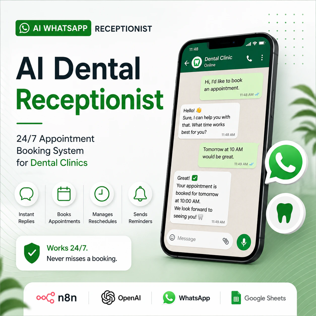 24/7 Appointment Booking Sys for Clinics