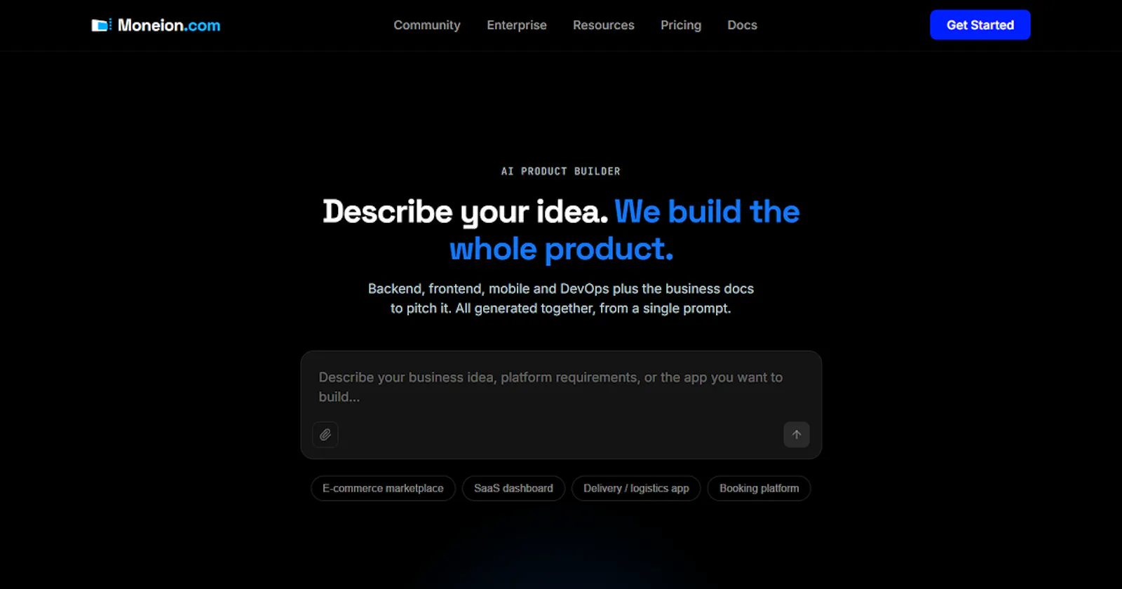 Moneion.com screenshot 2