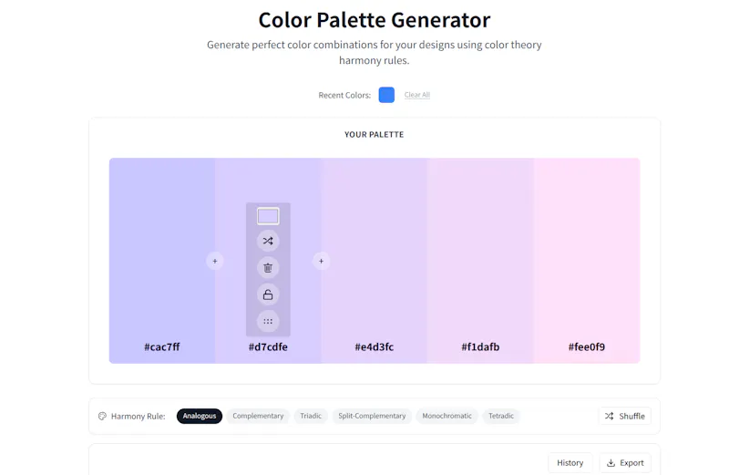 Free Online Color Tools for Designers screenshot 5