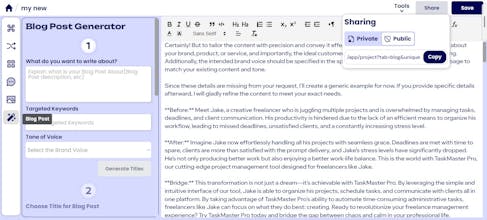 WriteAI.me - Free Full Stack AI Writer gallery image