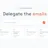Delegated to