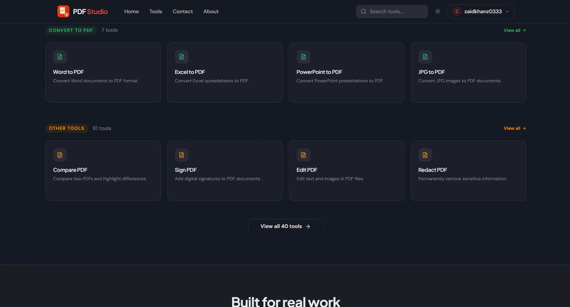 PDF Studio — Free Online PDF Tools gallery image