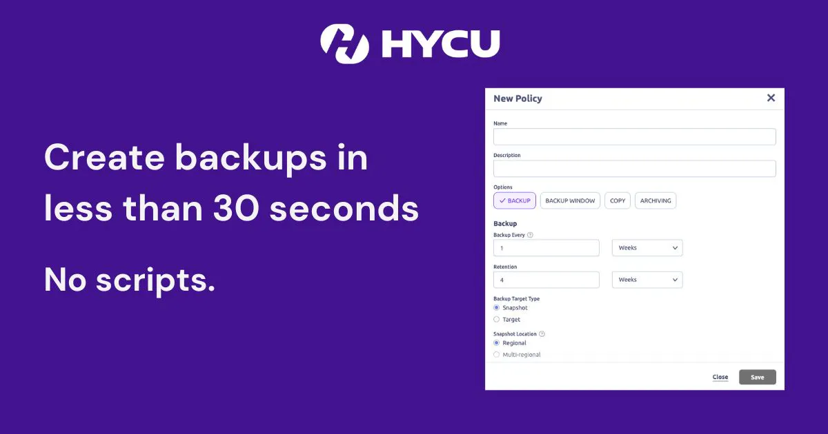 HYCU Protege for AWS gallery image