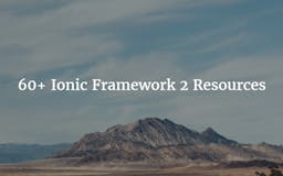 320+ ionic framework tutorials! media 2