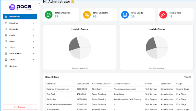 Pace CRM screenshot 6