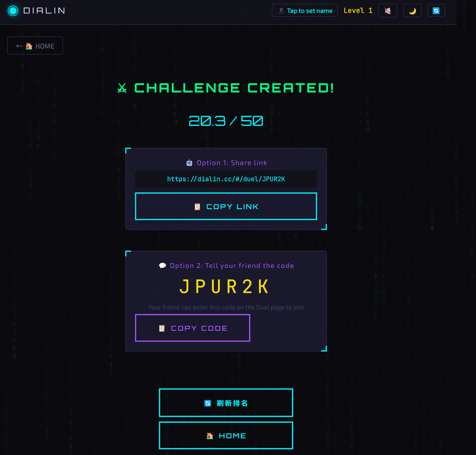 DialIn colors screenshot 4