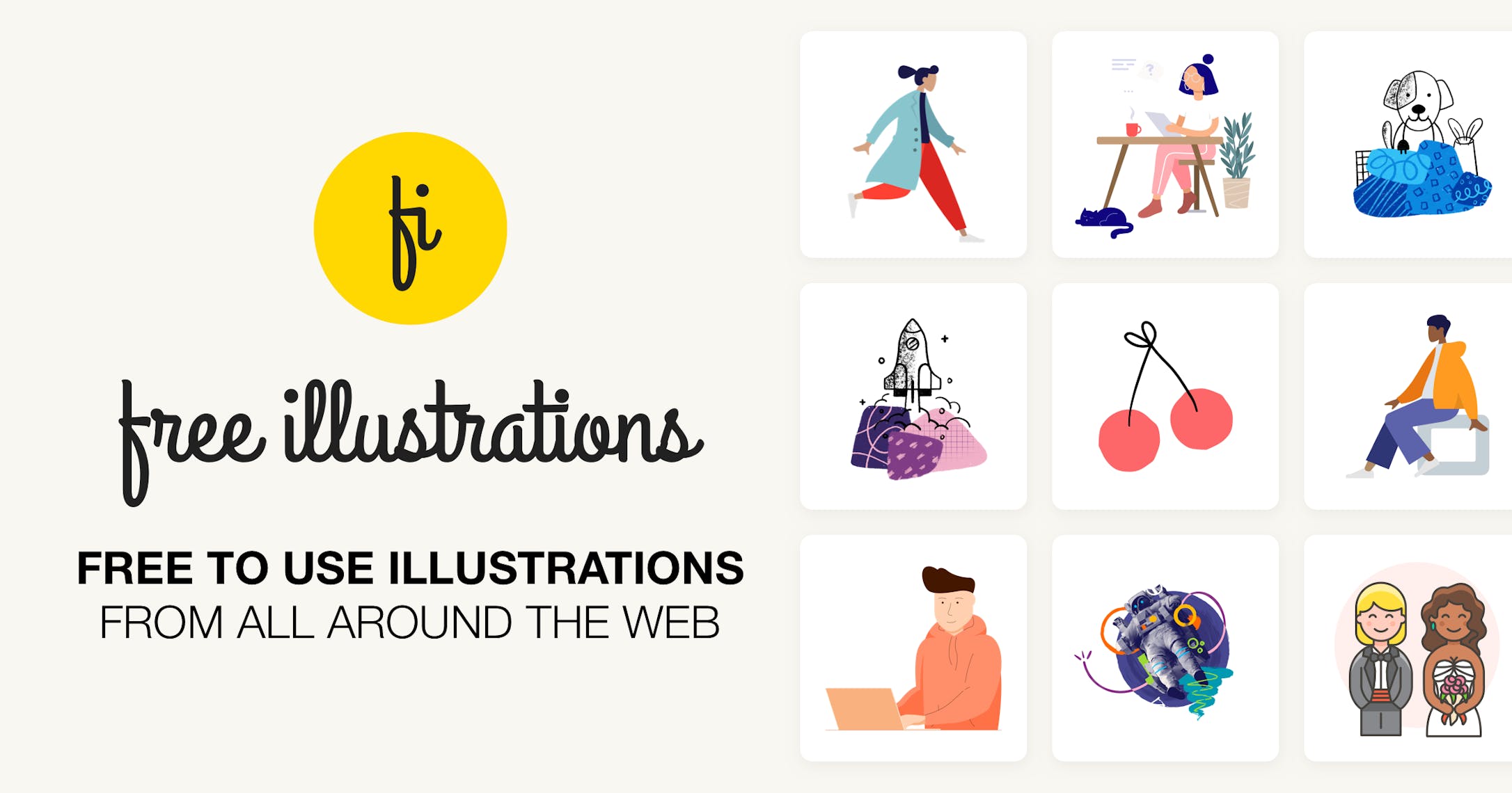 where can i find free illustrations to download