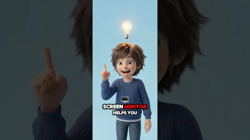 Screen Mentor — Digital Wellbeing Coach screenshot 1 (video preview)