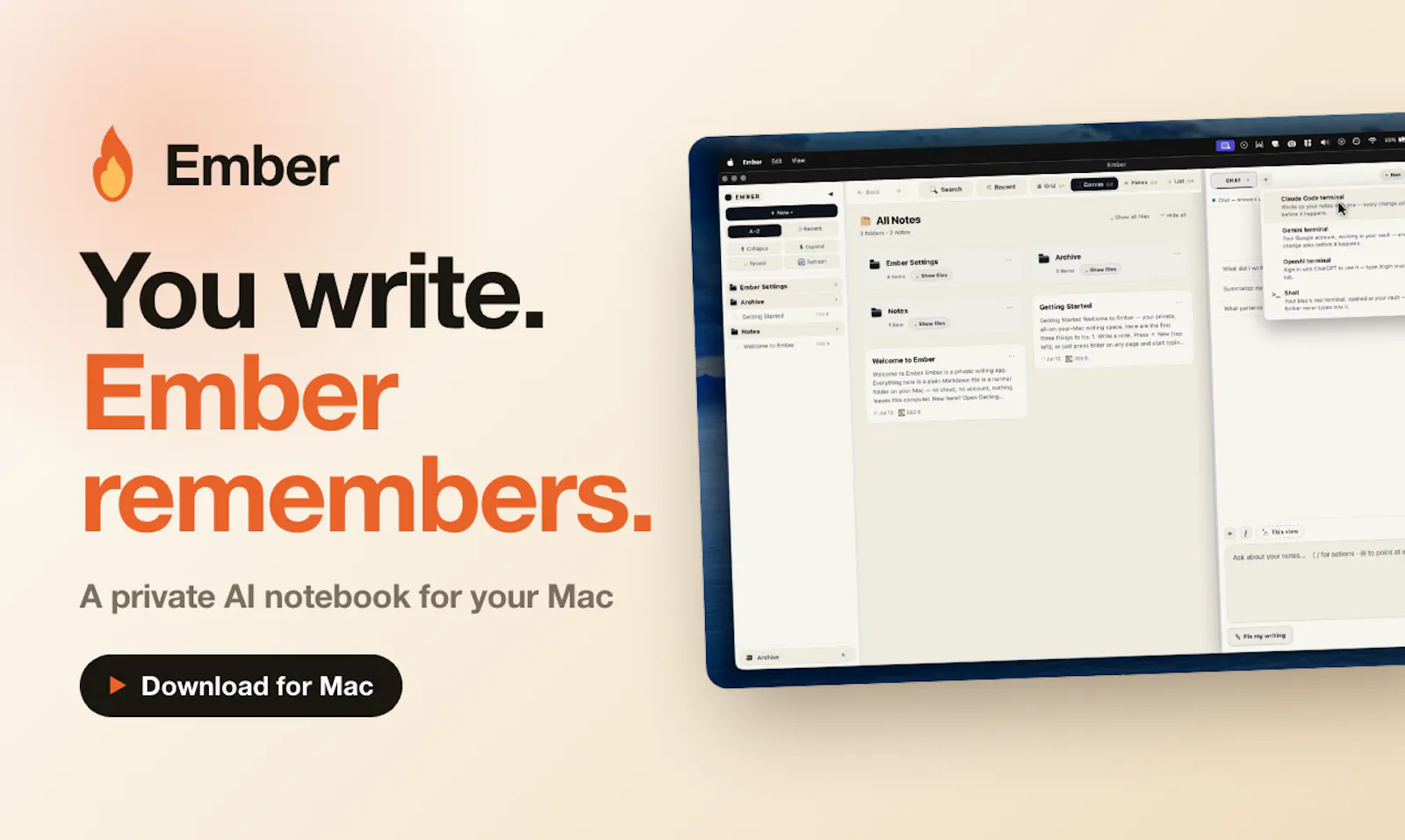 Ember screenshot 2