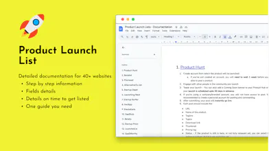 Launch List gallery image