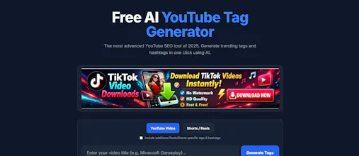 Generate viral YouTube tags with AI gallery image