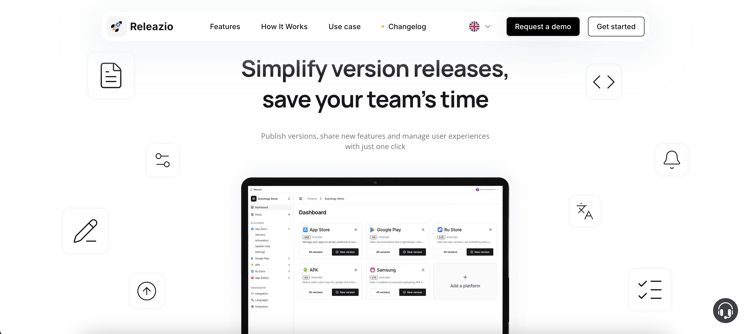 Releazio - Set Up. Release. Notify! gallery image
