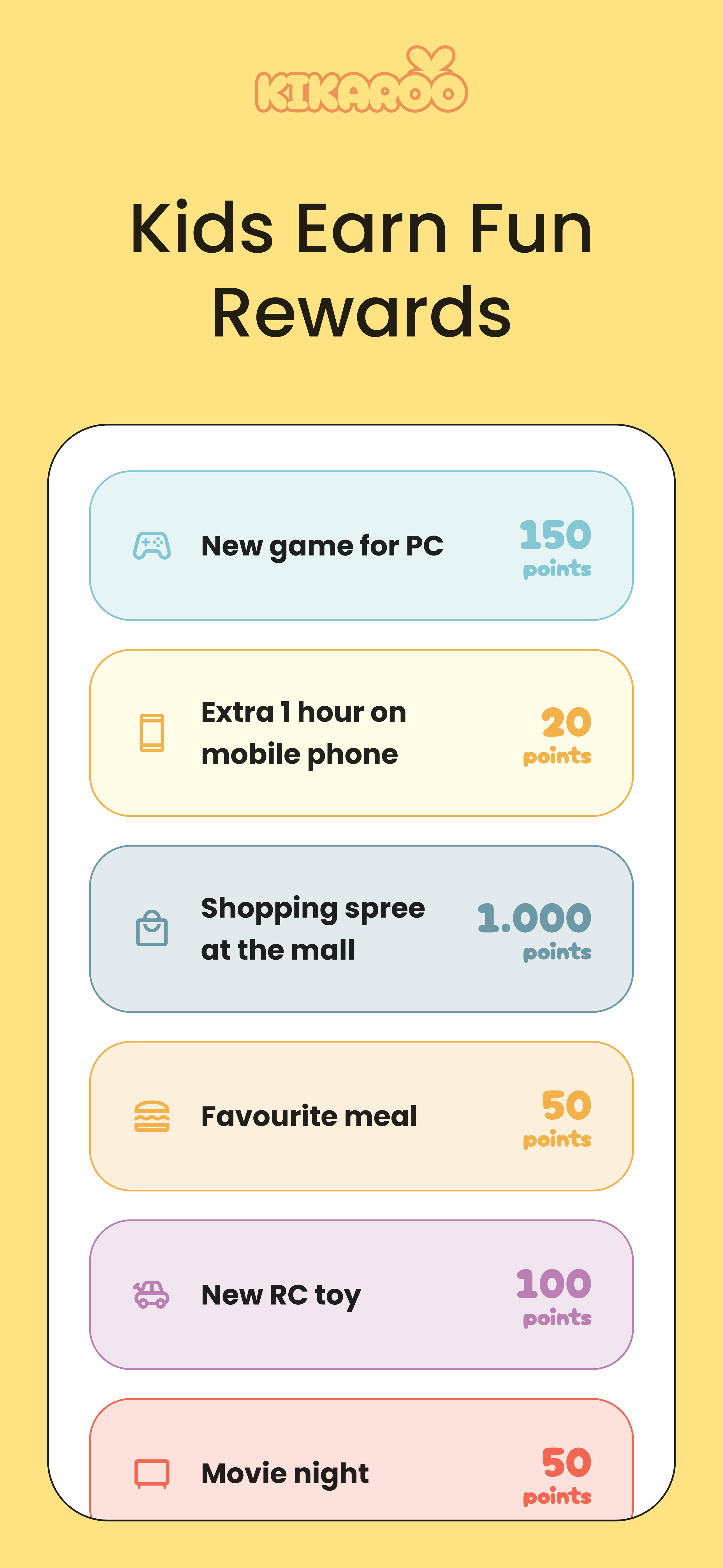 Média Kikaroo - Application Chore Tracker pour les enfants |rendre la parentalité plus facile 5