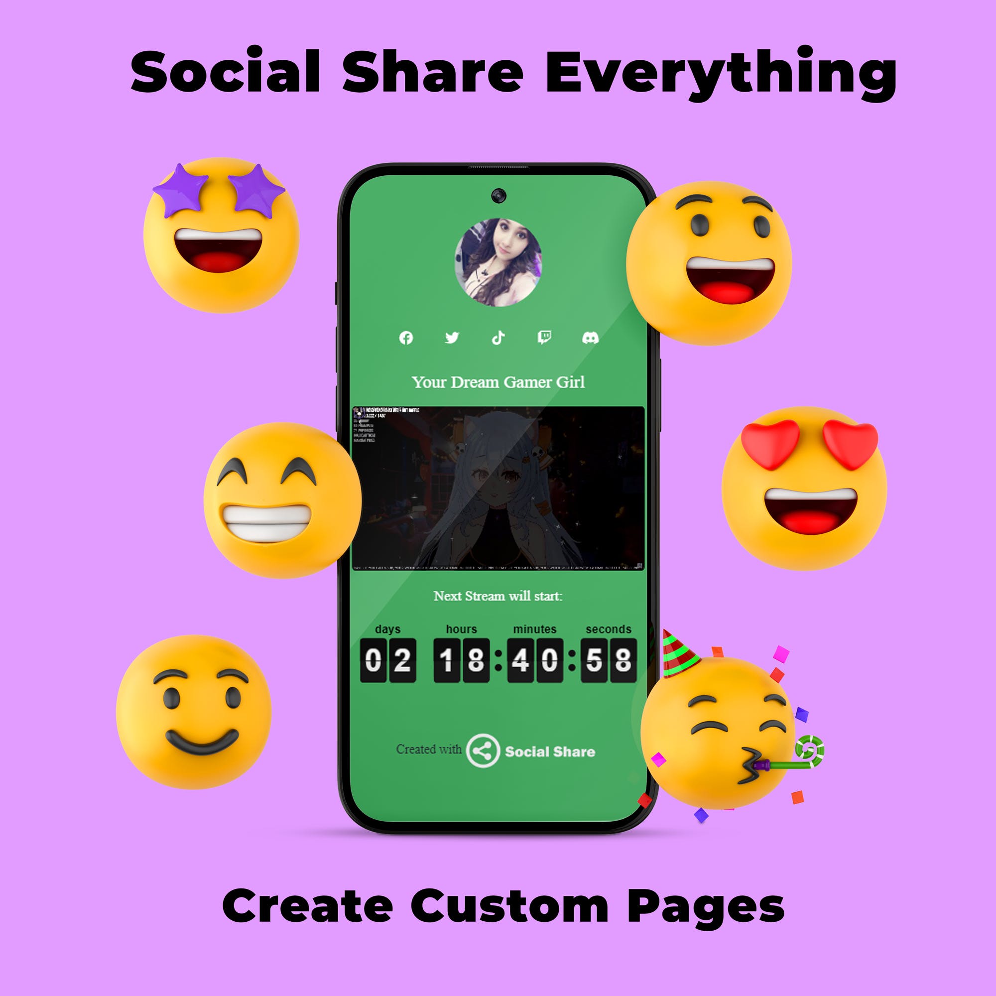 Social Share Custom Pages media 3