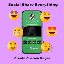 Social Share Custom Pages gallery image