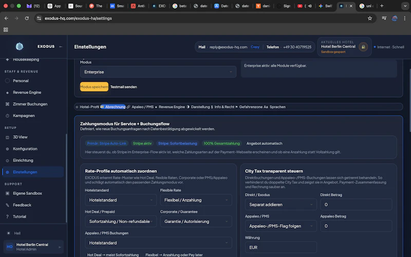 EXODUS Hotel Intelligence screenshot 24