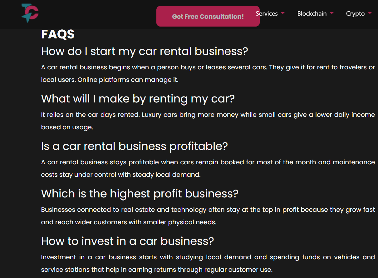 Start Your Own Car Rental Business  - Screenshot 2 preview