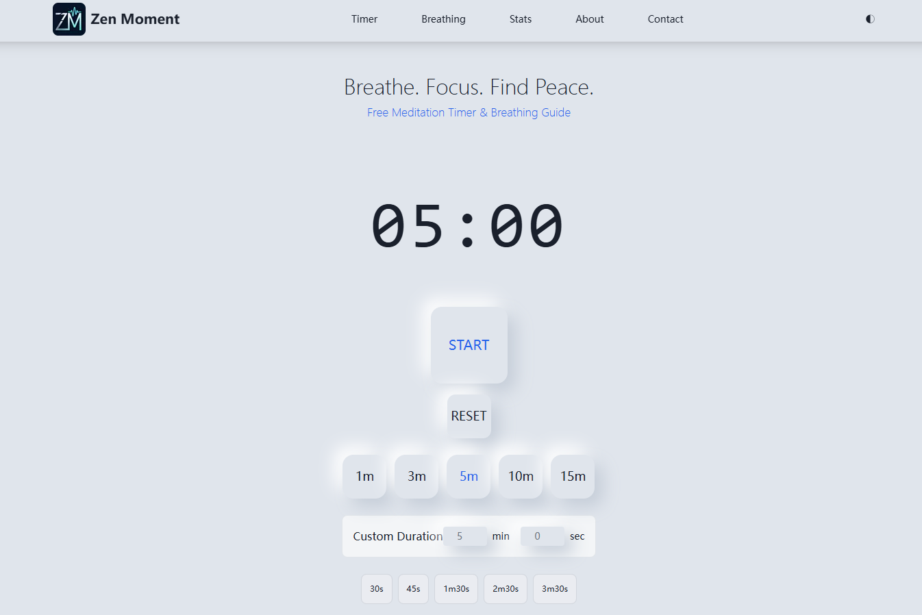 Zen Moment - Product Hunt launch logo and brand identity