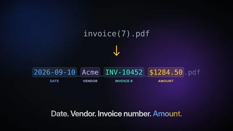 Invoice Namer screenshot 4