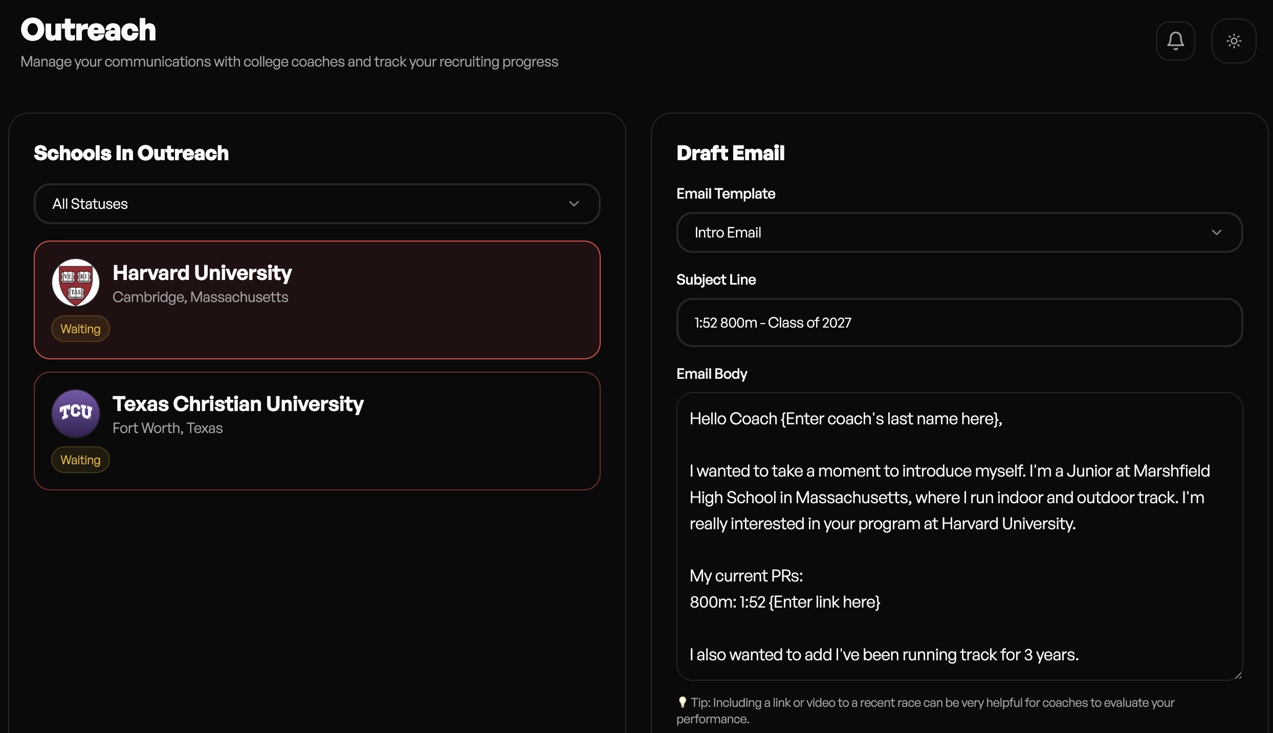 RealRecruit - AI T&F Recruiting  gallery image