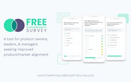 Free Product/Market Fit Survey.com media 3
