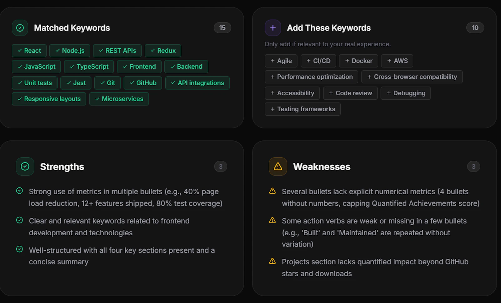 Resumiq screenshot 4
