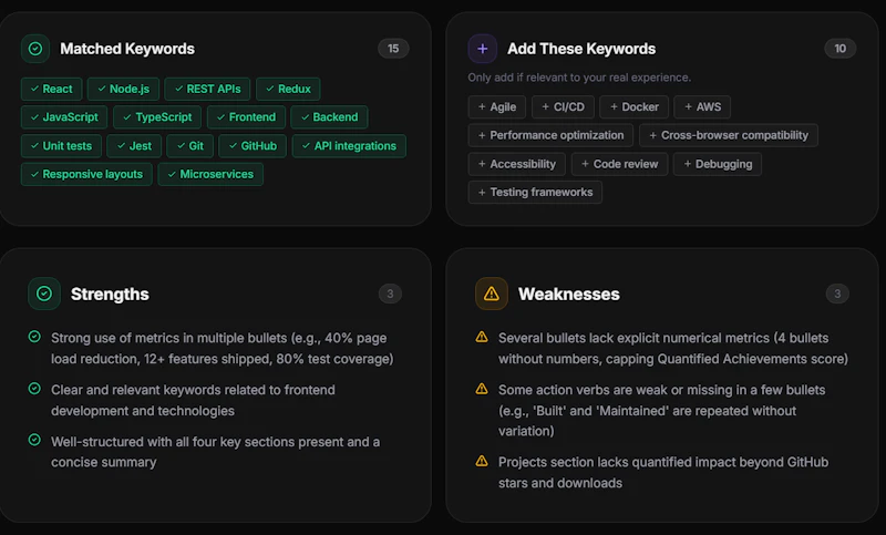 Resumiq screenshot 4
