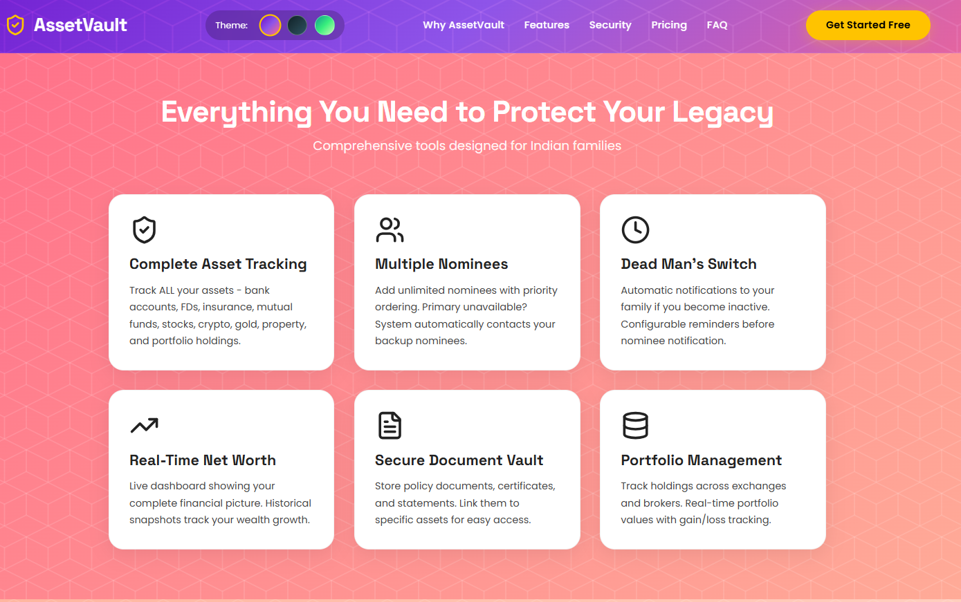 Asset Vault - Screenshot 3 showing product features and functionality