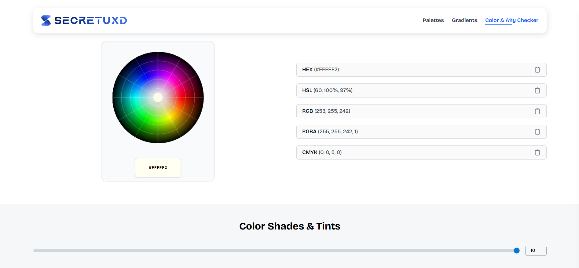 SecretUXD - Screenshot 2 showing product features and functionality
