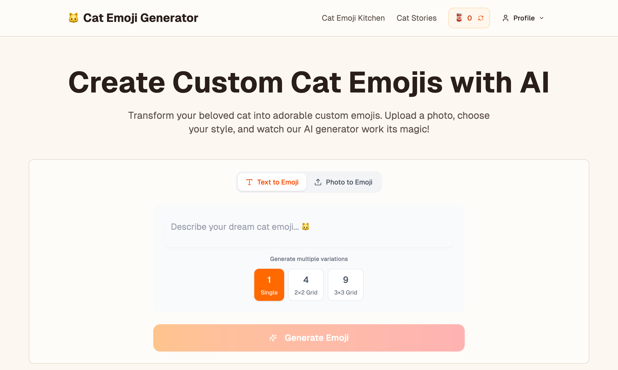 Média Générateur d'Emoji Chat - Transformez instantanément la photo de votre chat en emojis personnalisés 3