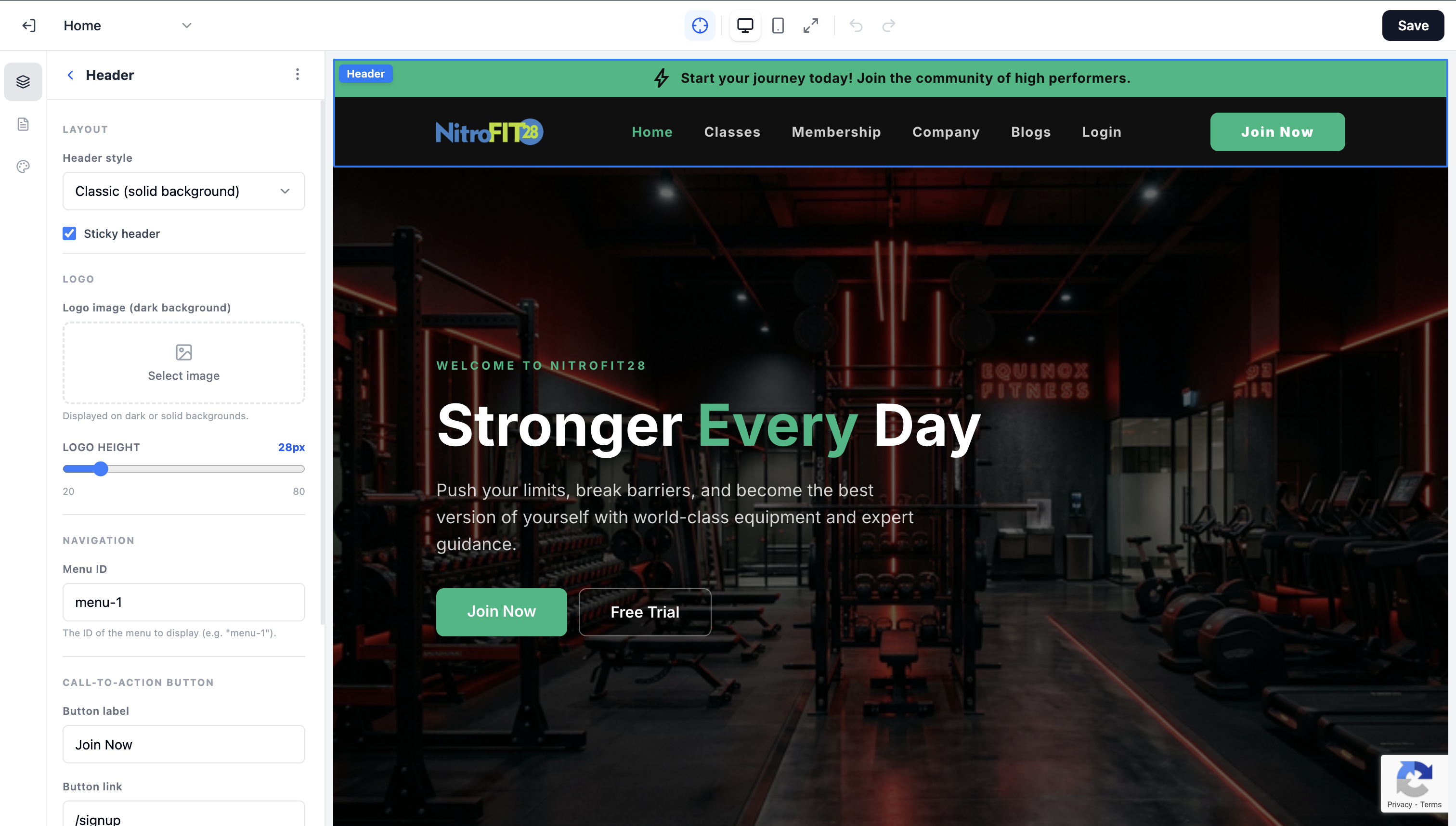 Laravel Page Builder gallery image