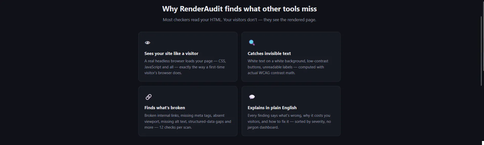 RenderAudit gallery image