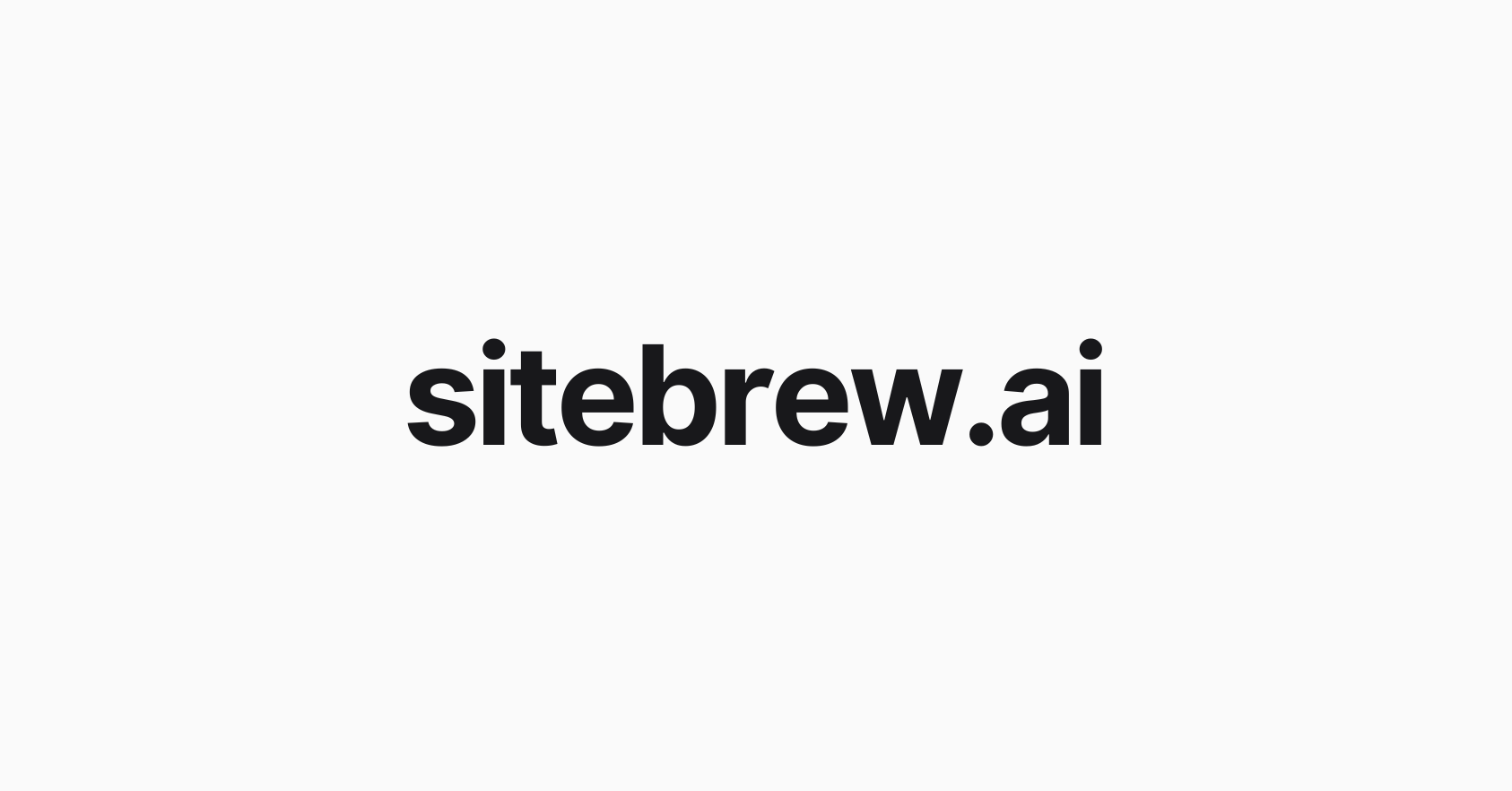 Sitebrew gallery image