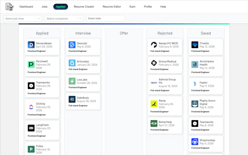 JobTailor screenshot 7