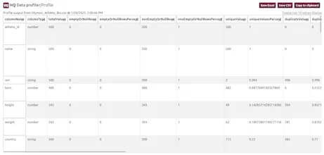 HQ Data Profiler gallery image