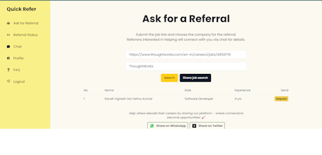 QuickRefer gallery image