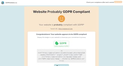 GDPRValidator.eu gallery image