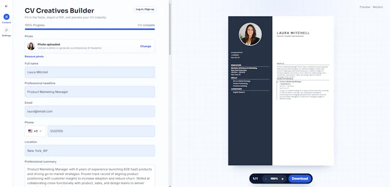 CV Creatives screenshot 2
