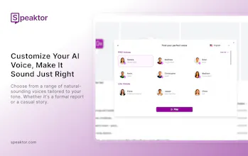 Speaktor — AI Voice Generator gallery image