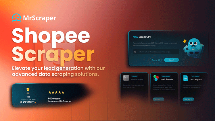 Shopee -schraper - De #1 Shopee Scraper API media 1