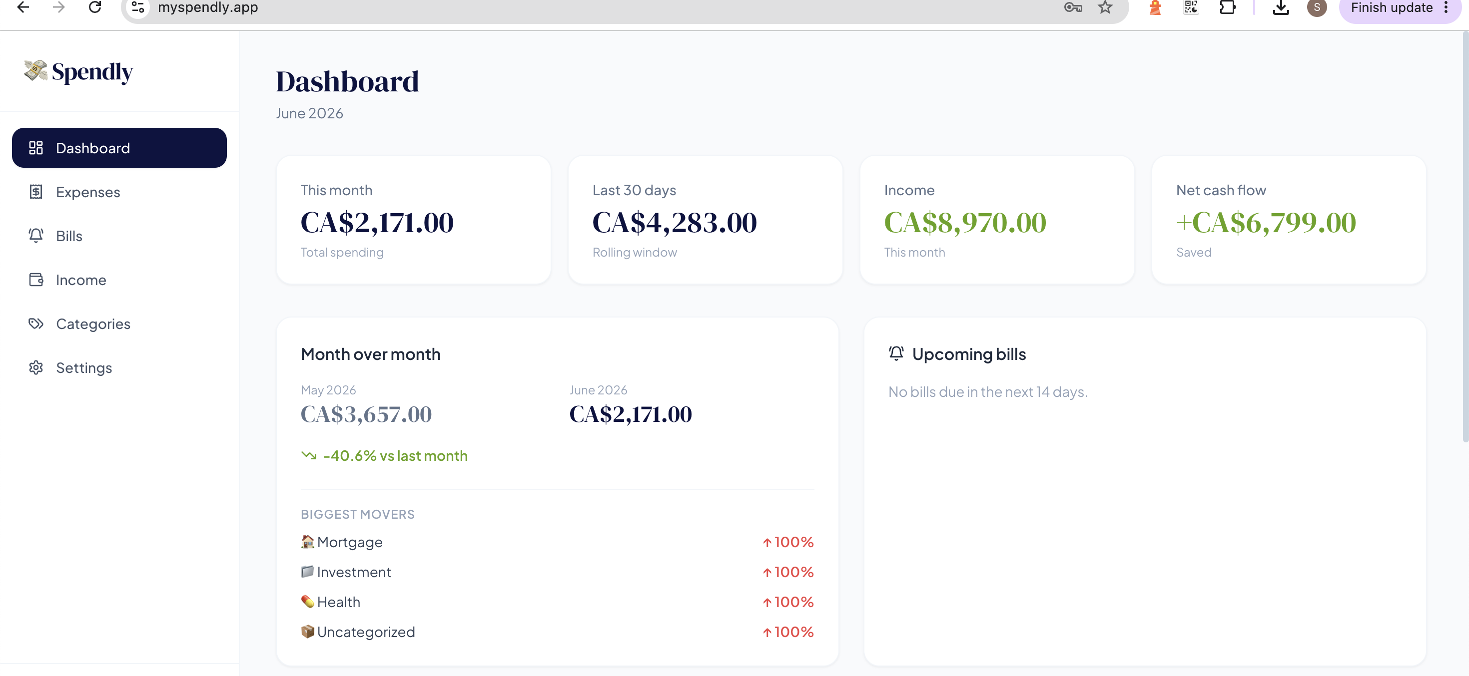 Spendly — Expense Tracker gallery image