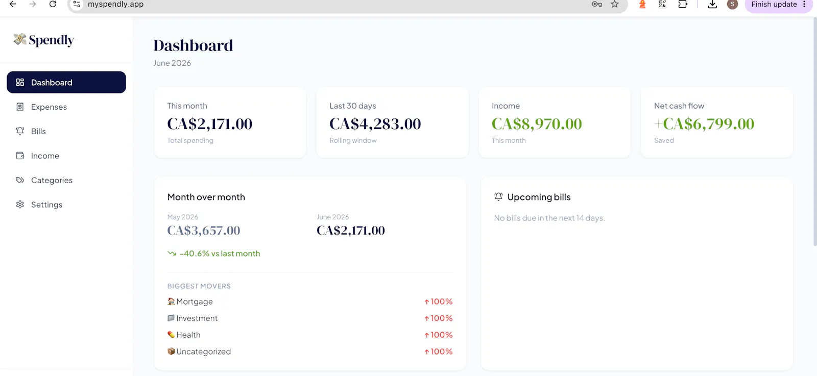 Spendly — Expense Tracker screenshot 4