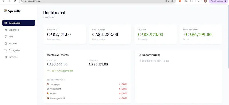 Spendly — Expense Tracker screenshot 4