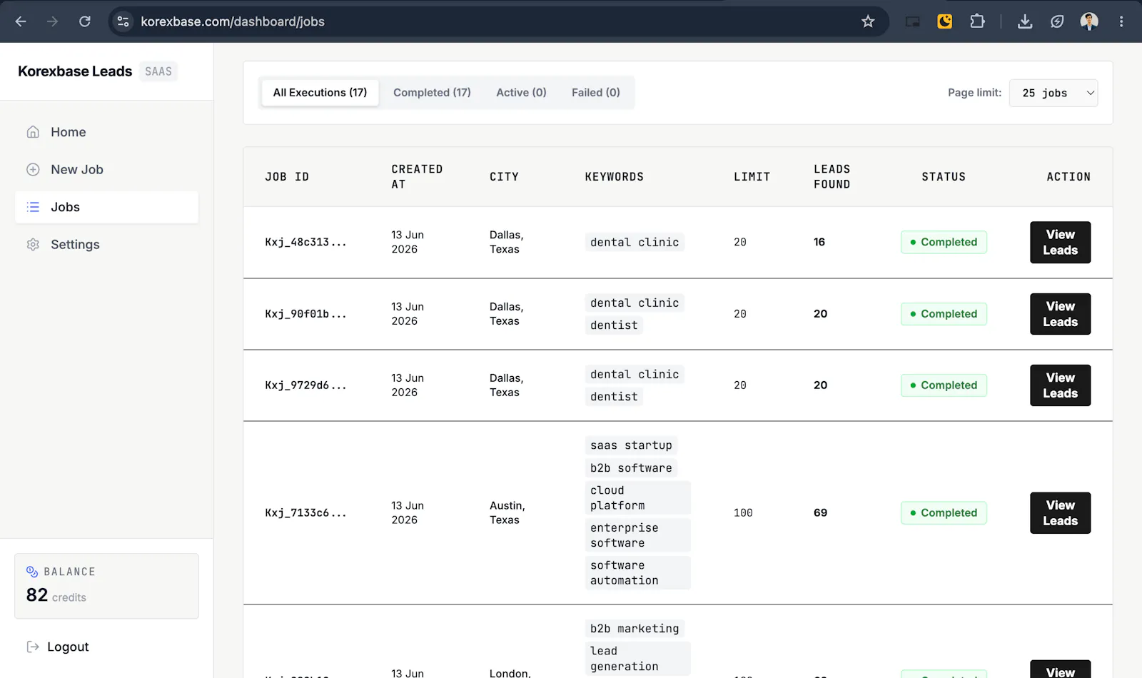 Korexbase screenshot 6