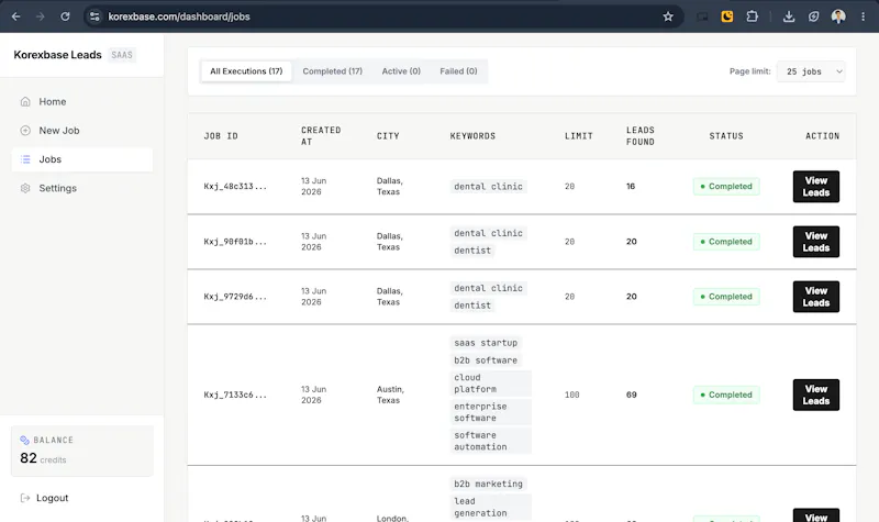 Korexbase screenshot 6