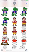 Rivalry Stickers: College Football gallery image