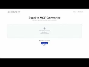 Excel to VCF Converter gallery image
