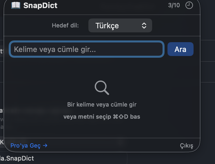 SnapDict - Instant AI Translator for Mac gallery image